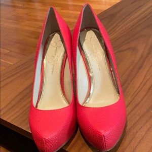 Jessica Simpson platform pumps